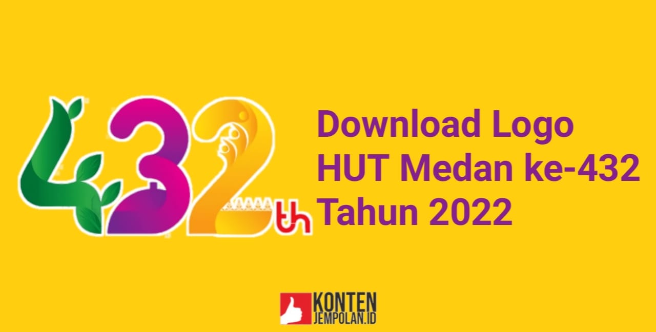 Download Logo HUT Medan ke-432 Tahun 2022