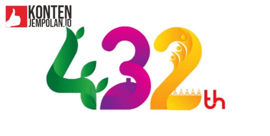Logo HUT Medan ke-432 Tahun 2022