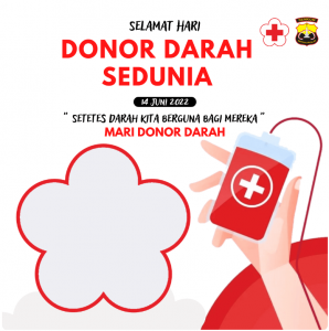 Twibbon Hari Donor Darah Sedunia 2022