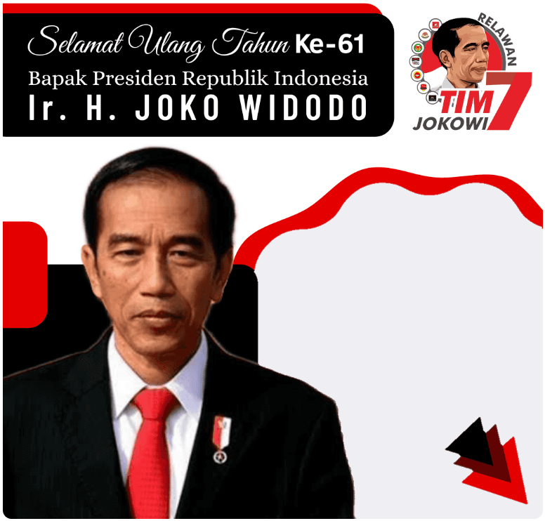 Twibbon Selamat Ulang Tahun Jokowi 2022