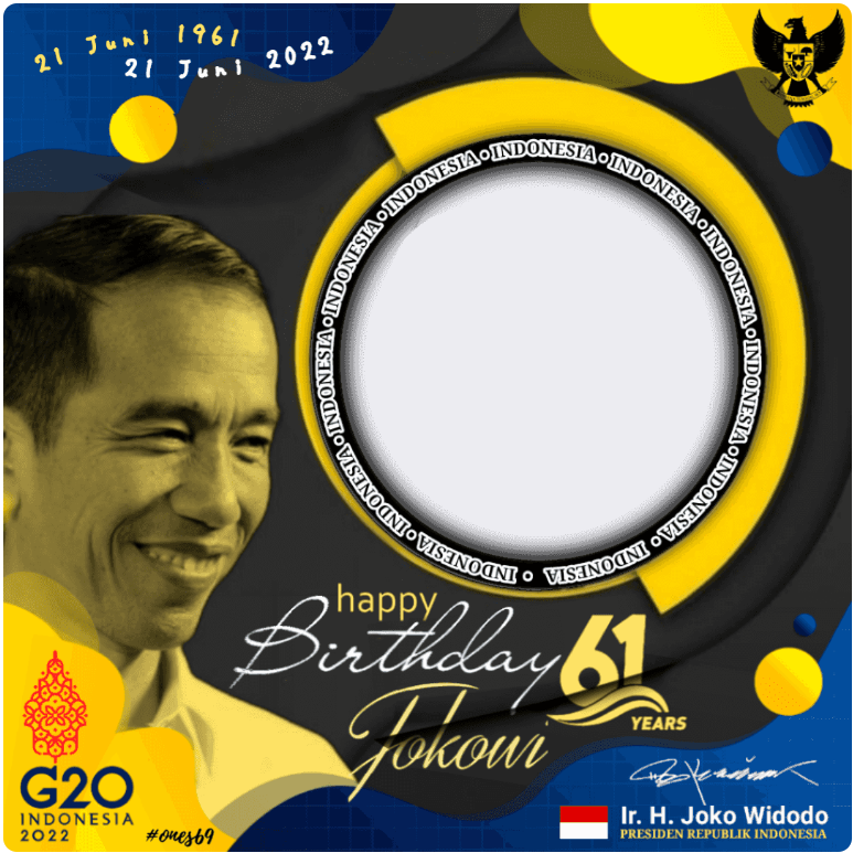 Twibbon Ulang Tahun Jokowi 2022