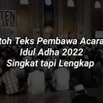 Contoh Teks Pembawa Acara MC Idul Adha 2022
