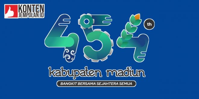 Logo HUT Kabupaten Madiun ke-454 Tahun 2022
