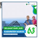 Twibbon HUT Kabupaten Maros 2022