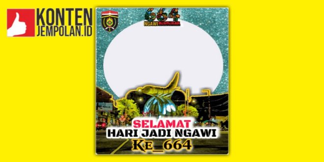 Twibbon HUT Kabupaten Ngawi 2022