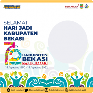 Twibbon HUT Kabupaten Bekasi 2022