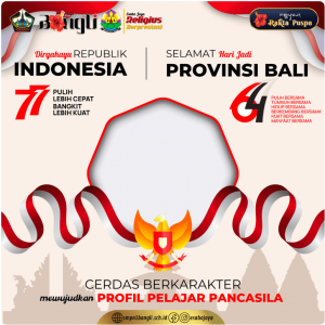 Twibbon Dirgahayu Bali 2022