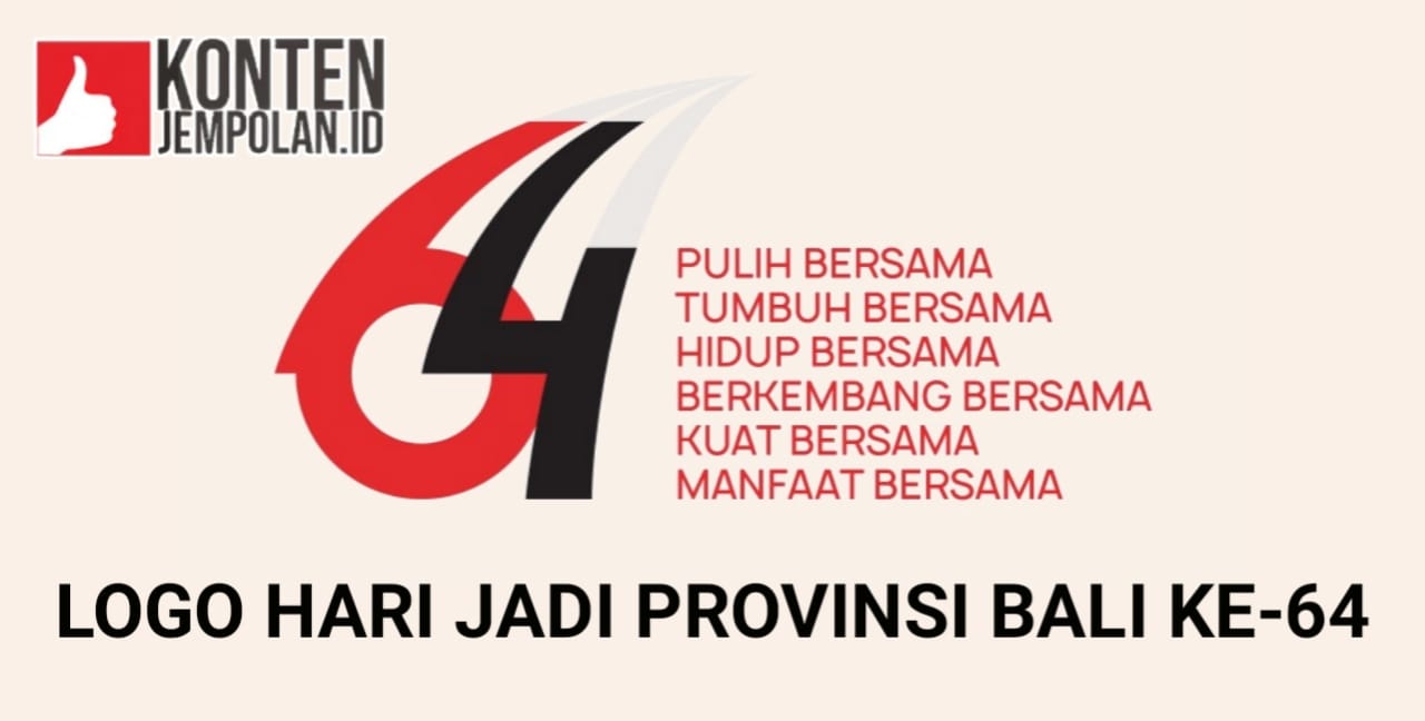Logo Hari Jadi Bali ke-64 Tahun 2022