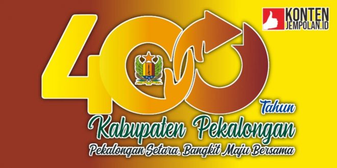 Logo Hari Jadi Kabupaten Pekalongan ke-400 Tahun 2022