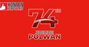 Logo Hari Jadi Polwan ke-74 Tahun 2022