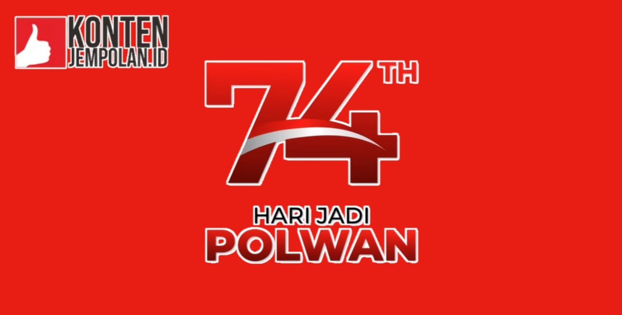 Logo Hari Jadi Polwan ke-74 Tahun 2022
