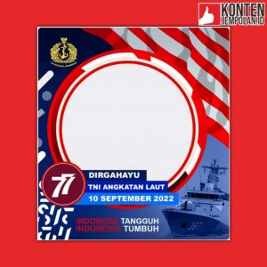 Twibbon HUT TNI Angkatan Laut ke-77