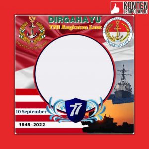 Twibbon Ulang Tahun TNI AL ke-77
