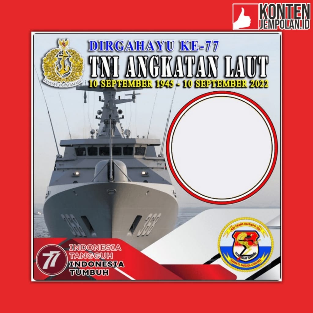 Twibbon Hut Tni Al Ke Tahun Gratis Download