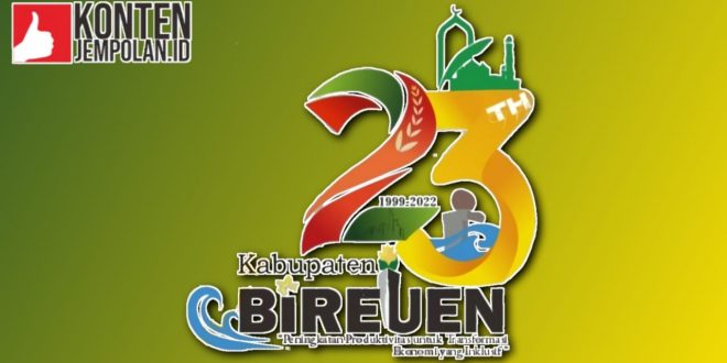 Lambang Hari Jadi Kabupaten Bireuen ke-23 Tahun 2022