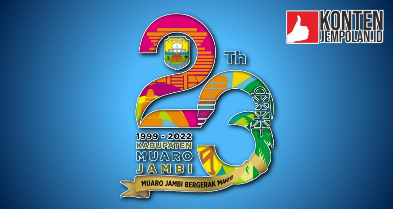 Lambang Hari Jadi Muaro Jambi ke-23 Tahun 2022