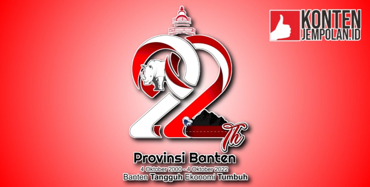 Lambang Hari Jadi Provinsi Banten ke-22 Tahun 2022