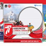 Twibbon HUT Kabupaten Lombok Tengah 2022 ke-77 Tahun
