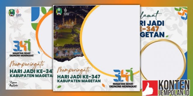 Twibbon HUT Kabupaten Magetan 2022 ke-347